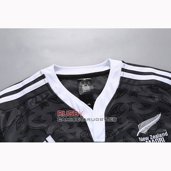 Camiseta Nueva Zelandia All Blacks Maori Rugby 100th Conmemorati